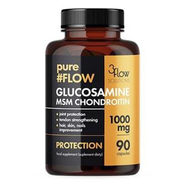 pureFLOW Glucosamine MSM Chondroitin 90 k-19660