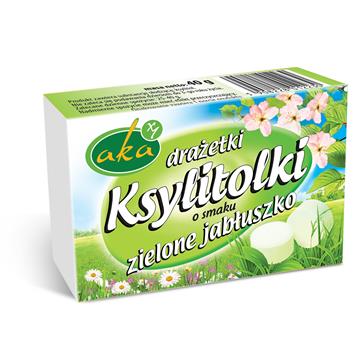 Aka Drażetki Pudrowe 0% Cukru Jabłuszko 40G-2556