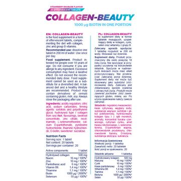 Allnutrition Kolagen Beauty 20 tabletek truskawka-12793