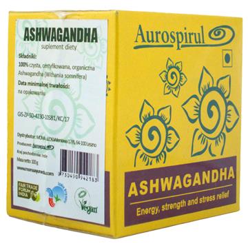 Aurospirul Ashwagandha 100 Kap. Indyjski Żeń-Szeń-3560