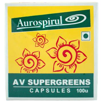Aurospirul Av Supergreens 100 Kapsułek Odtruwa -3565
