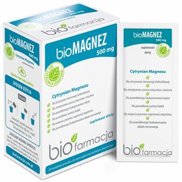 Biofarmacja bioMagnez 500 mg 20 saszetek-9476