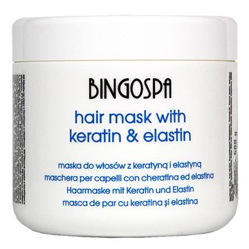 Bingospa Maska do włosów z keratną i elastyną 500 -12668