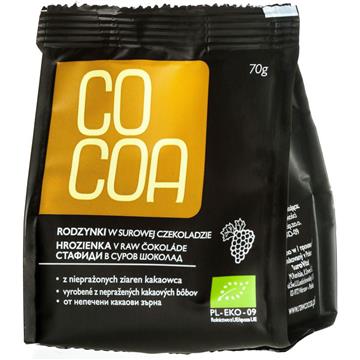 Cocoa Rodzynki w surowej czekoladzie BIO 70g-8710