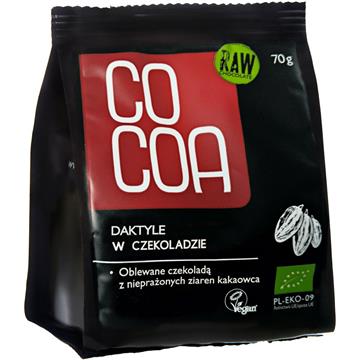 Cocoa Daktyle w surowej czekoladzie 50% BIO 70g -8824