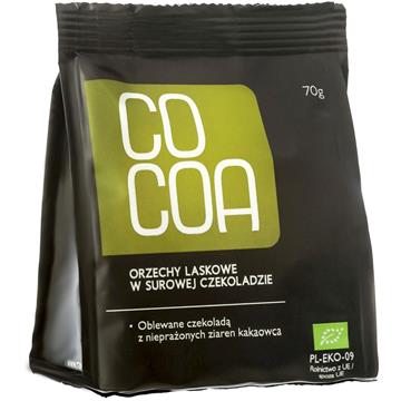 Cocoa Orzechy Laskowe w surowej czeko BIO 70g-8967