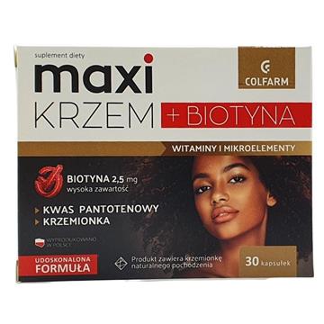 Colfarm Maxi Krzem + Biotyna 30 k zdrowe włosy-14524