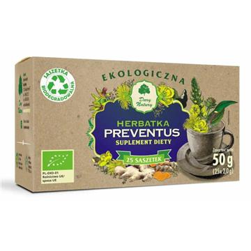 Dary Natury Herbata Preventus 25 sasz. po 2 g EKO-14462