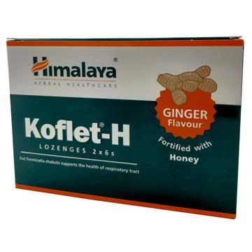 Himalaya Koflet-H Tabletki Do Ssania Imbir 12Szt.-7411