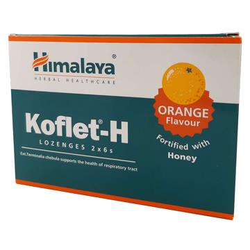 Himalaya Koflet-H Tabletki Do Ssania Pomarańcza12S-7409