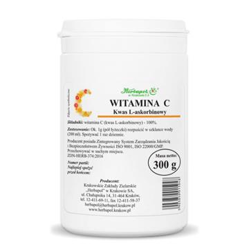 Herbapol Witamina C 300 g kwas l-askorbinowy-17013
