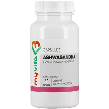 Myvita Ashwagandha Standa.3% 250 Mg 60 K-6598