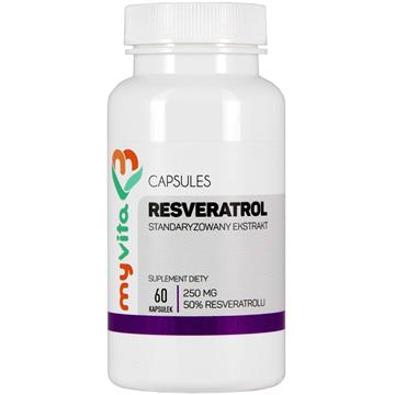 Myvita Resweratrol Standa. 50% 250 Mg 60 K-6630