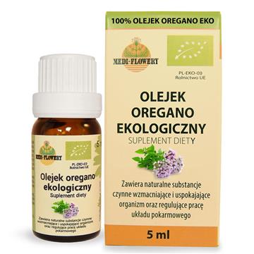 Medi-Flowery Olejek Oregano EKO 5 ml odporność-17972