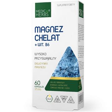 Medica Herbs Magnez Chelat + Wit. B 60 k-17876