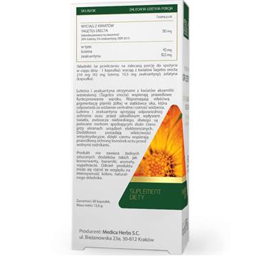 Medica Herbs Luteina + Zeaksantyna 60 k-17870
