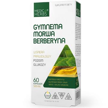 Medica Herbs Gymnema Morwa Berberyna 60 k-17861