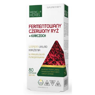 Medica Herbs Fermentowany Czerwony Ryż + Karczoch-17611