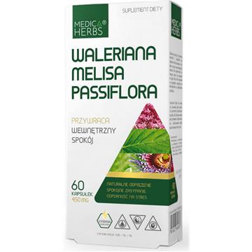 Medica Herbs Waleriana Melisa Passiflora 60 k-18612