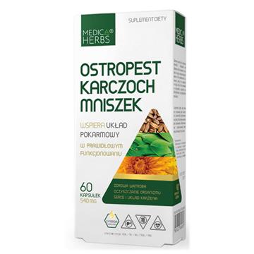 Medica Herbs Ostropest Karczoch Mniszek 60 k-17590