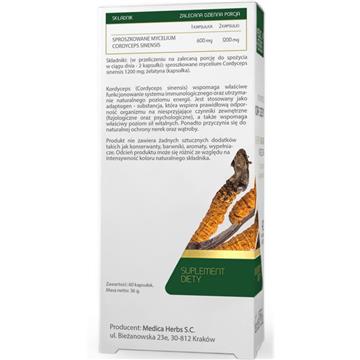 Medica Herbs Kordyceps 60 k-18583