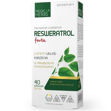 Medica Herbs Resweratrol Rdestowiec forte 40 k-17882