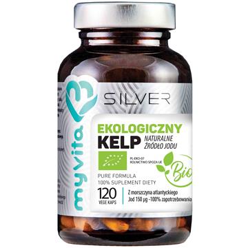 Myvita Silver Kelp 100% Bio 120 K Wsparcie Tarczyc-6860