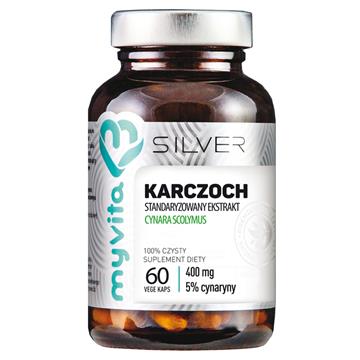 Myvita Silver Karczoch 400 mg 60 K wątroba-10873