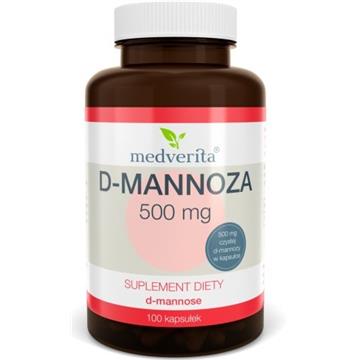 Medverita D-Mannoza 500 mg 100 K pęcherz moczowy-10315