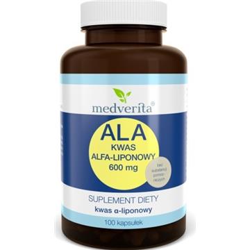 Medverita ALA 600 mg Kwas alfa-liponowy 100 K -10251