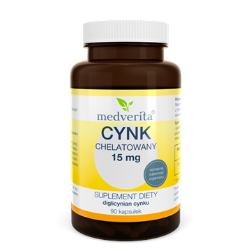 Medverita Cynk chelatowany 15 mg 90 K-11234