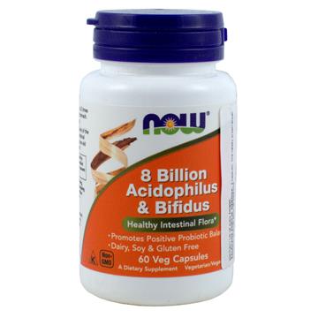 Now Foods 8 Billion Acidophilus&Bifidus 60 K-5006