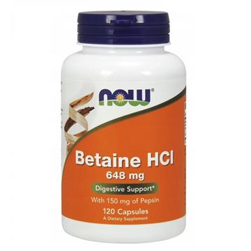 Now Foods Betaina Hcl 64 8Mg 120 T-8633