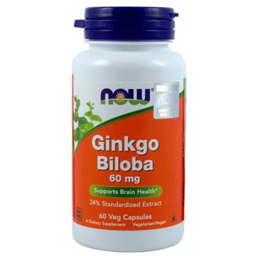 Now Foods Ginkgo Biloba 60 Mg 60 K-5026