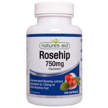 Natures Aid Rosehip 750 mg 120 kap dzika róża-13032