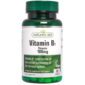 Natures Aid Witamina B1 100 mg 90 T-2266
