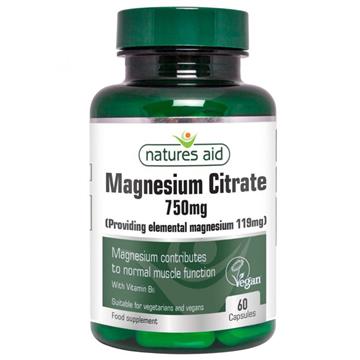 Natures Aid Cytrynian Magnezu 125 mg 60 T-9468
