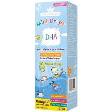 Natures Aid Mini Dha W Płynie 50 ml omega 3-14732