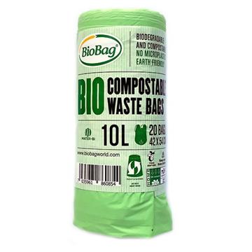 BioBag Worki na odpady 10 l biodegradowalne 20 szt-17196