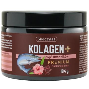 Skoczylas Kolagen z łososia + 5 składników  184 g -18580