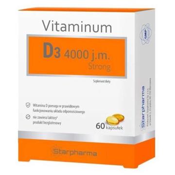 Starpharma Vitaminum D3 4000 j.m. Strong 60 k-13315