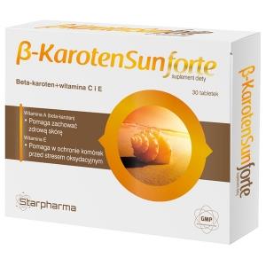 Starpharma Beta Karoten Sun Forte 30 tabletek-9677