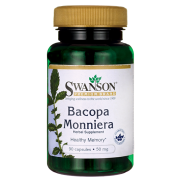 Swanson Bacopa Monniera 10:1 Extract 50 Mg 90 K-3118