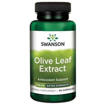 Swanson Olive Leaf Extract Liść Oliwny 750 Mg 60 K-7719