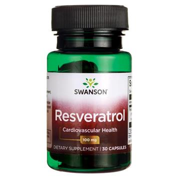 Swanson Resweratrol 100 Mg 30 K Opóźnia Starzenie-3328