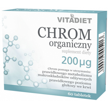 Vitadiet Chrom Organiczny 200 Mcg 60 Tabl.-6714