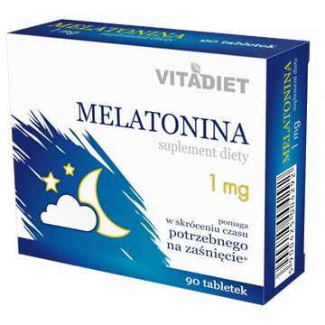 Vitadiet Melatonina 1Mg 90 Tab Spokojny Sen-3707