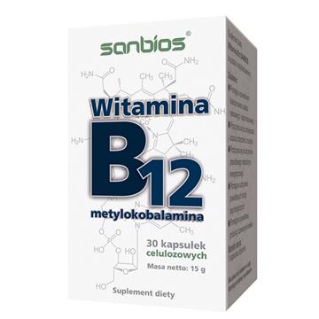 Sanbios Witamina B 12 metylokobalamina 30 kap-20497