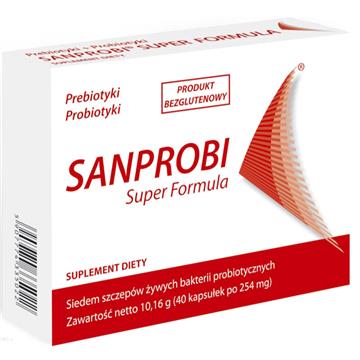 Sanprobi Super Formuła probiotyki 40 kapsułek-20614