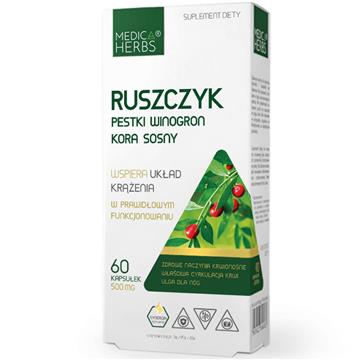 Medica Herbs Ruszczyk Pestki Winogron Kora Sosny -20630